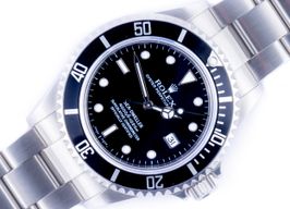 Rolex Sea-Dweller 4000 16600 (2007) - Zwart wijzerplaat 40mm Staal