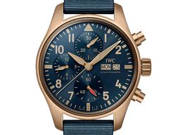 IWC Pilot Chronograph IW388109 (2025) - Blue dial 41 mm Bronze case