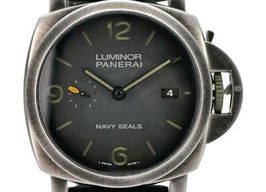 Panerai Luminor 1950 3 Days GMT Automatic PAM01441 (2025) - Black dial 44 mm Titanium case