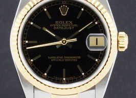 Rolex Datejust 31 78273 (2000) - Zwart wijzerplaat 31mm Goud/Staal