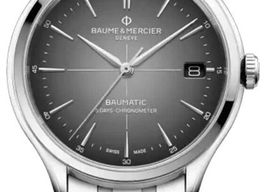 Baume & Mercier Clifton M0A10551 (2026) - Grijs wijzerplaat 40mm Staal