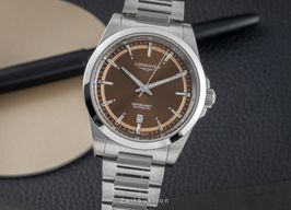 Longines Conquest L3.830.4.62.6 (Onbekend (willekeurig serienummer)) - Bruin wijzerplaat 41mm Staal