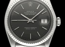 Rolex Datejust 1601 (1970) - Zwart wijzerplaat 36mm Staal