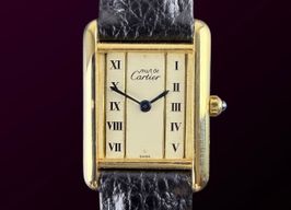 Cartier Tank 366001 (1990) - White dial 20 mm Gold/Steel case