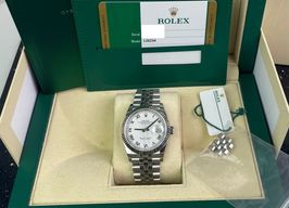 Rolex Datejust 36 126234 (2019) - Wit wijzerplaat 36mm Staal