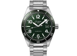 Glashütte Original SeaQ 1-39-11-13-83-70 (2023) - Green dial 40 mm Steel case