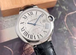 Cartier Ballon Bleu 42mm WSBB0026 (2022) - Zilver wijzerplaat 42mm Staal