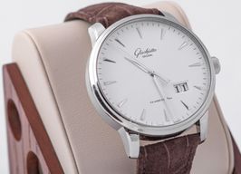 Glashütte Original Senator Excellence 1-36-03-05-02-31 (2023) - Wit wijzerplaat 42mm Staal