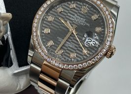 Rolex Datejust 36 126281RBR (2024) - Zilver wijzerplaat 36mm Staal