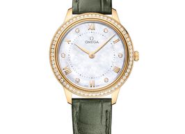 Omega De Ville 434.58.30.60.55.002 (2025) - White dial 30 mm Yellow Gold case