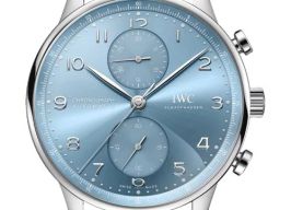 IWC Portuguese Chronograph IW371626 (2026) - Blue dial 41 mm White Gold case