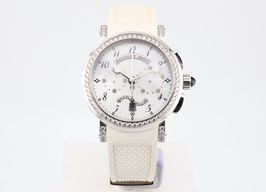 Breguet Marine 8828BB/5D/586/DD00 (Unknown (random serial)) - White dial 34 mm White Gold case