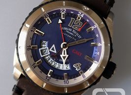 Armand Nicolet SO5 A713AGN-BU-PK4140TM (2024) - Blue dial 45 mm Steel case