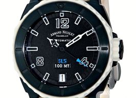 Armand Nicolet SL5 9615H-GR-G9615B (2024) - Zwart wijzerplaat 35mm Staal