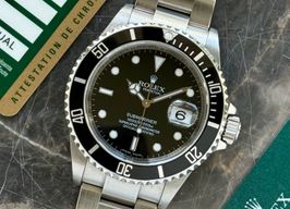 Rolex Submariner Date 16610T (2009) - Black dial 40 mm Steel case