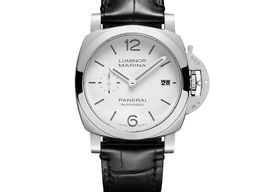 Panerai Luminor Marina PAM01371 (2026) - White dial 40 mm Steel case