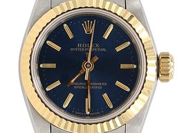 Rolex Oyster Perpetual 67193 (1989) - 26mm Goud/Staal