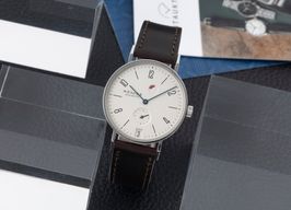NOMOS Tangente Gangreserve 131 (2010) - White dial 35 mm Steel case