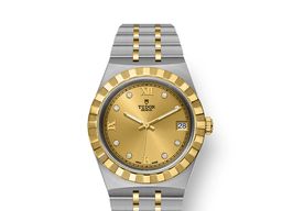 Tudor Royal 28403 (2025) - Champagne wijzerplaat 34mm Staal