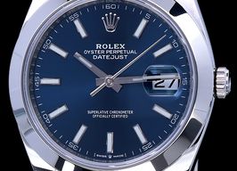 Rolex Datejust 41 126300 (2022) - Blauw wijzerplaat 41mm Staal