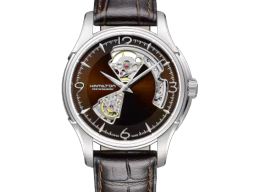 Hamilton Jazzmaster Open Heart H32565595 (2025) - Bruin wijzerplaat 41mm Staal