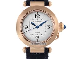 Cartier Pasha WGPA0014 (2025) - Zilver wijzerplaat 35mm Roségoud