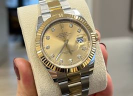 Rolex Datejust 41 126333 (2024) - Champagne dial 41 mm Gold/Steel case