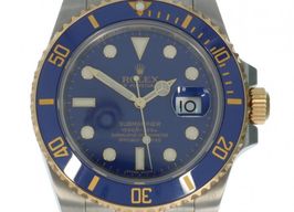 Rolex Submariner Date 116613LB (Unknown (random serial)) - Blue dial 40 mm Gold/Steel case