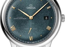 Omega De Ville 434.10.41.20.10.001 (2024) - Turquoise wijzerplaat 41mm Staal