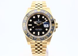 Rolex GMT-Master II 126718GRNR (2023) - Zwart wijzerplaat 40mm Geelgoud