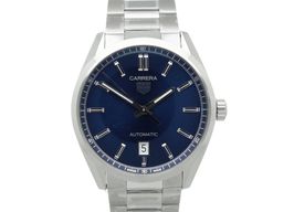 TAG Heuer Carrera Calibre 5 WBN2112.BA0639 (2024) - Blue dial 39 mm Steel case