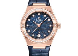Omega Constellation 131.58.29.20.99.006 (2025) - Blue dial 29 mm Rose Gold case