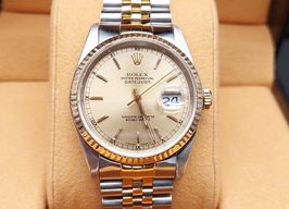 Rolex Datejust 36 16233 (1989) - Gold dial 36 mm Gold/Steel case