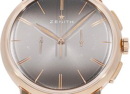 Zenith Elite Chronograph Classic 18.2270.4069/18.C498 (2021) - Grey dial 42 mm Rose Gold case