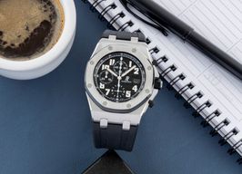 Audemars Piguet Royal Oak Offshore Chronograph 26020ST (2005) - Black dial 42 mm Steel case