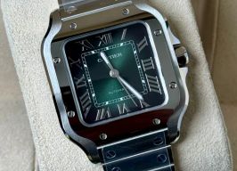 Cartier Santos WSSA0061 (2025) - Groen wijzerplaat 35mm Staal