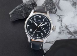 IWC Big Pilot IW500401 (Unknown (random serial)) - Black dial 46 mm Steel case