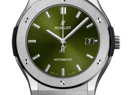 Hublot Classic Fusion 511.NX.8970.RX (2026) - Groen wijzerplaat 45mm Titanium