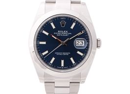 Rolex Datejust 41 126300 (2024) - Blauw wijzerplaat 41mm Staal