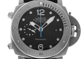 Panerai Luminor Submersible 1950 3 Days Automatic PAM00614 (2019) - Black dial 47 mm Titanium case