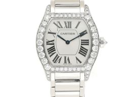 Cartier Tortue WA5072W9 (2006) - Silver dial White Gold case