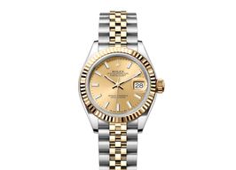 Rolex Lady-Datejust 279173 (2024) - Champagne wijzerplaat 28mm Goud/Staal