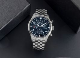 IWC Pilot Chronograph IW377710 (Unknown (random serial)) - Black dial 43 mm Steel case