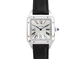 Cartier Santos Dumont WSSA0022 (2019) - Zilver wijzerplaat 44mm Staal