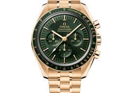 Omega Speedmaster Professional Moonwatch 310.60.42.50.10.001 (2025) - Green dial 42 mm Yellow Gold case