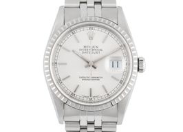 Rolex Datejust 36 16220 (1999) - Zilver wijzerplaat 36mm Staal