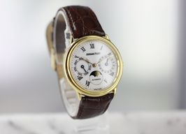 Audemars Piguet Vintage 25589BA (Onbekend (willekeurig serienummer)) - Wit wijzerplaat 33mm Geelgoud