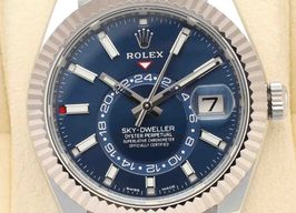 Rolex Sky-Dweller 326934 (2022) - Blauw wijzerplaat 42mm Staal