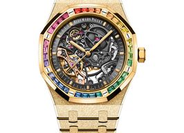 Audemars Piguet Royal Oak Double Balance Wheel Openworked 15412BA.YG.1224BA.01-B (2025) - Transparent dial 41 mm Yellow Gold case