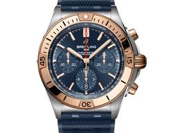 Breitling Chronomat 42 UB0134101C1S1 (2024) - Blue dial 43 mm Gold/Steel case